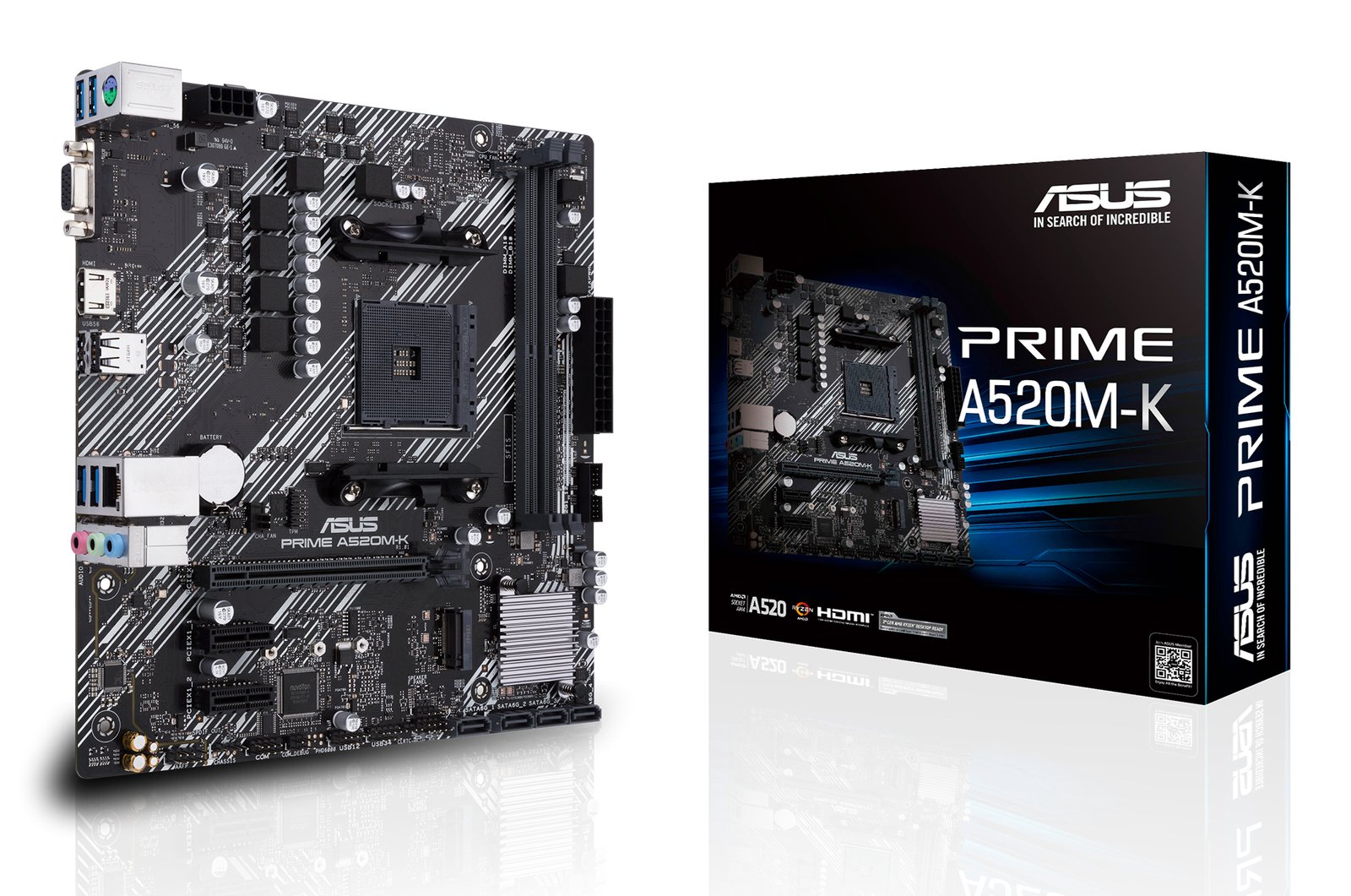 ASUS PRIME A520M-K AMD A520 Socket AM4 micro ATX