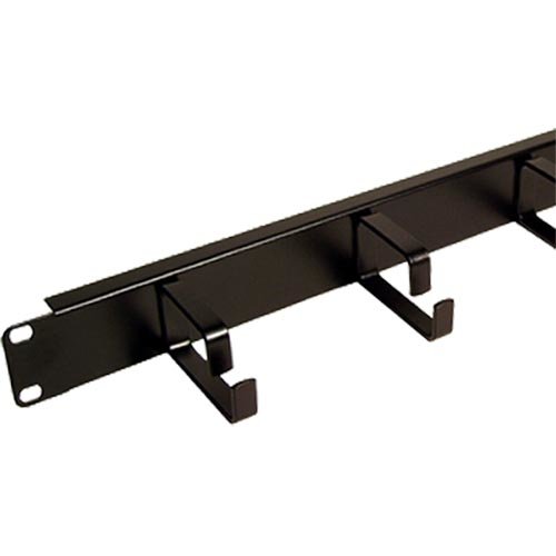 Cablenet 1u 5 Ring Cable Management Bar 65mm Rings Black