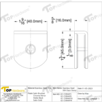 (gc c39944f ) stainless steel 304 class clamp for 1/4” or 3/8” glass