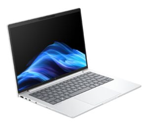 HP EliteBook 8 G1i 14 inch Notebook AI PC Wolf Pro Security Edition Intel Core Ultra 7 255U Laptop 35.6 cm (14″) WUXGA 16 GB DDR5-SDRAM 512 GB SSD Wi-Fi 6E (802.11ax) Windows 11 Pro Silver