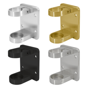 New Arrivals (ASB-R42_) Fascia Wall Mount Baluster Bracket for 1-5/8 in OD (42.4 mm) Baluster Post