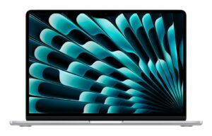 Apple MacBook Air 13-inch : M4 chip with 10-core CPU and 10-core GPU, 16GB, 512GB SSD – Silver