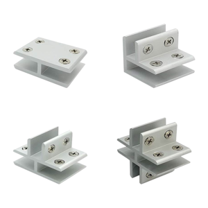 (GC-804/5/6/7-AL-S) Aluminum Brushed Nickel Glass Clamp for Glass Thickness 1/4”-3/8”
