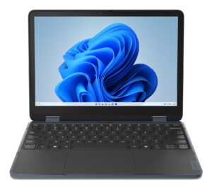 Lenovo 500w 2-in-1 Gen 5 Intel® N N150 Hybrid (2-in-1) 31 cm (12.2″) Touchscreen WUXGA 8 GB LPDDR5-SDRAM 128 GB SSD Wi-Fi 6E (802.11ax) Windows 11 Pro English Grey