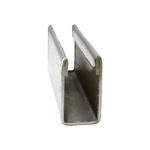 stainless steel 304 grade satin brushed u channel cap rail for 1/2″ or 5/8″ glass thickness (gruct510 s)