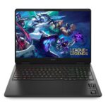 HP OMEN Gaming 16-ap0301na Copilot+ PC AMD Ryzen™ 9 8940HX Laptop 40.6 cm (16") WQXGA 24 GB DDR5-SDRAM 1 TB SSD NVIDIA GeForce RTX 5070 Wi-Fi 6E (802.11ax) Windows 11 Home Black