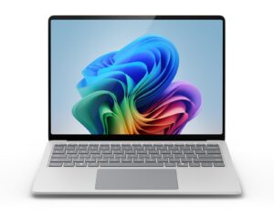 Microsoft Surface Laptop 7 Copilot+ PC Qualcomm Snapdragon X1P-64-100 35 cm (13.8″) Touchscreen 16 GB LPDDR5x-SDRAM 256 GB SSD Wi-Fi 7 (802.11be) Windows 11 Pro Platinum