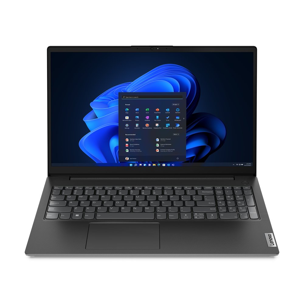 Lenovo V15 G4 ABP AMD Ryzen™ 5 7430U Laptop 39.6 cm (15.6") Full HD 8 GB DDR4-SDRAM 512 GB SSD Wi-Fi 5 (802.11ac) Windows 11 Home UK English Black