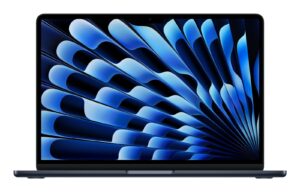 Apple MacBook Air 13-inch : M4 chip with 10-core CPU and 8-core GPU, 16GB, 256GB SSD – Midnight