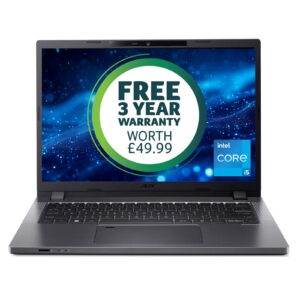 Acer TravelMate P2 (TMP214-55-G2-TCO) Intel i5-1335U, 8GB, 256GB SSD, 14″ WUXGA, Win11Pro Notebook
