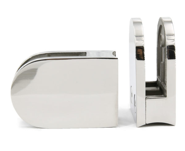 (gc 063m) stainless steel 316 grade heavy duty 1 5/8″ round back glass clamp for 3/8″ or 1/2″ tempered glass or laminated glass