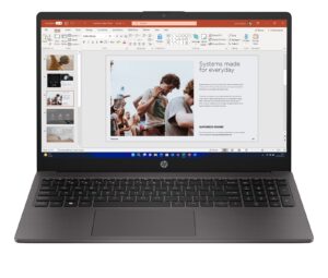 HP 250 G10 Intel® Core™ i5 i5-1334U Laptop 39.6 cm (15.6″) Full HD 16 GB DDR4-SDRAM 512 GB SSD Wi-Fi 6 (802.11ax) Windows 11 Pro Black