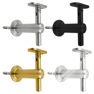 New Arrivals (WB-E210F_) Stainless Steel Wall Mount Adjustable Handrail Bracket For Square Tube