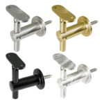 (WB-E310F_) Stainless Steel Wall Mount Adjustable Handrail Bracket For Square Tube