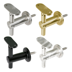 (WB-E310F_) Stainless Steel Wall Mount Adjustable Handrail Bracket For Square Tube