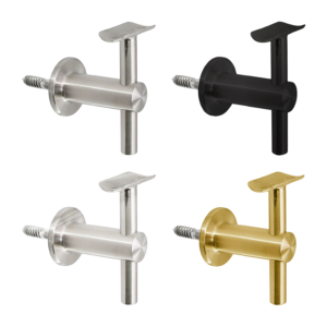 (WB-E442R_) Stainless Steel Wall Mount Fixed Handrail Bracket For Round Tube