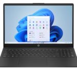 HP 15-fc0018na AMD Ryzen™ 3 7320U Laptop 39.6 cm (15.6") Full HD 4 GB LPDDR5-SDRAM 128 GB SSD Wi-Fi 6 (802.11ax) Windows 11 Home in S mode Black