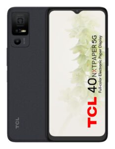 New Arrivals TCL 40 NXTPAPER 5G 16.8 cm (6.6″) Hybrid Dual SIM Android 13 USB Type-C 6 GB 256 GB 5000 mAh Black