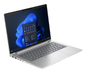 HP EliteBook 6 G1a Next Gen AI PC Copilot+ PC AMD Ryzen AI 5 340 Laptop 35.6 cm (14″) WUXGA 24 GB DDR5-SDRAM 512 GB SSD Wi-Fi 6E (802.11ax) Windows 11 Pro Silver