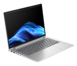 HP EliteBook 6 G1a Next Gen AI PC Copilot+ PC AMD Ryzen AI 5 340 Laptop 35.6 cm (14″) WUXGA 16 GB DDR5-SDRAM 512 GB SSD Wi-Fi 6E (802.11ax) Windows 11 Pro Silver