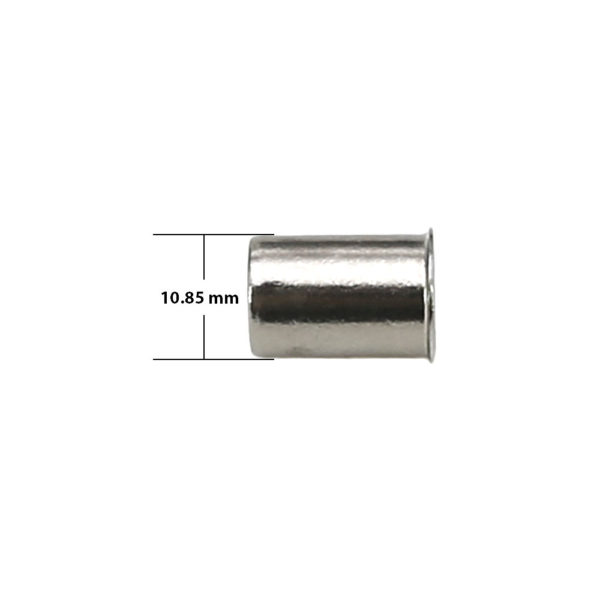 stainless steel m8 1.25 x 25mm (a2 70) hex socket screw & rivet nut set for glass clamp