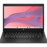 HP Fortis G1i 14 Chromebook Intel® N N150 35.6 cm (14") HD 4 GB LPDDR5-SDRAM 32 GB eMMC Wi-Fi 6 (802.11ax) ChromeOS Black